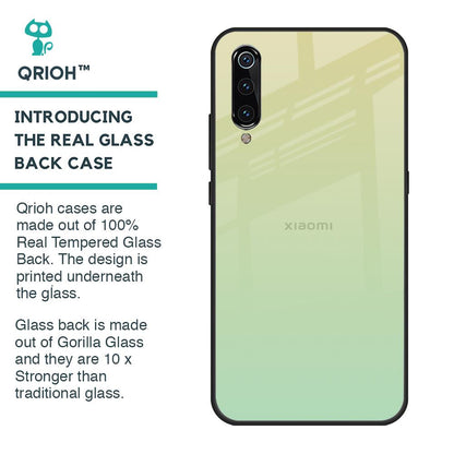 Mint Green Gradient Glass Case for Xiaomi Mi A3