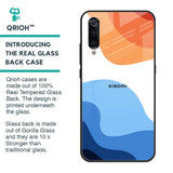 Wavy Color Pattern Glass Case for Xiaomi Mi A3