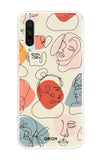 Abstract Faces Xiaomi Mi CC9 Back Cover
