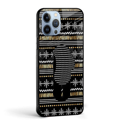Hamilton Christmas Glass case with Slider Phone Grip Combo