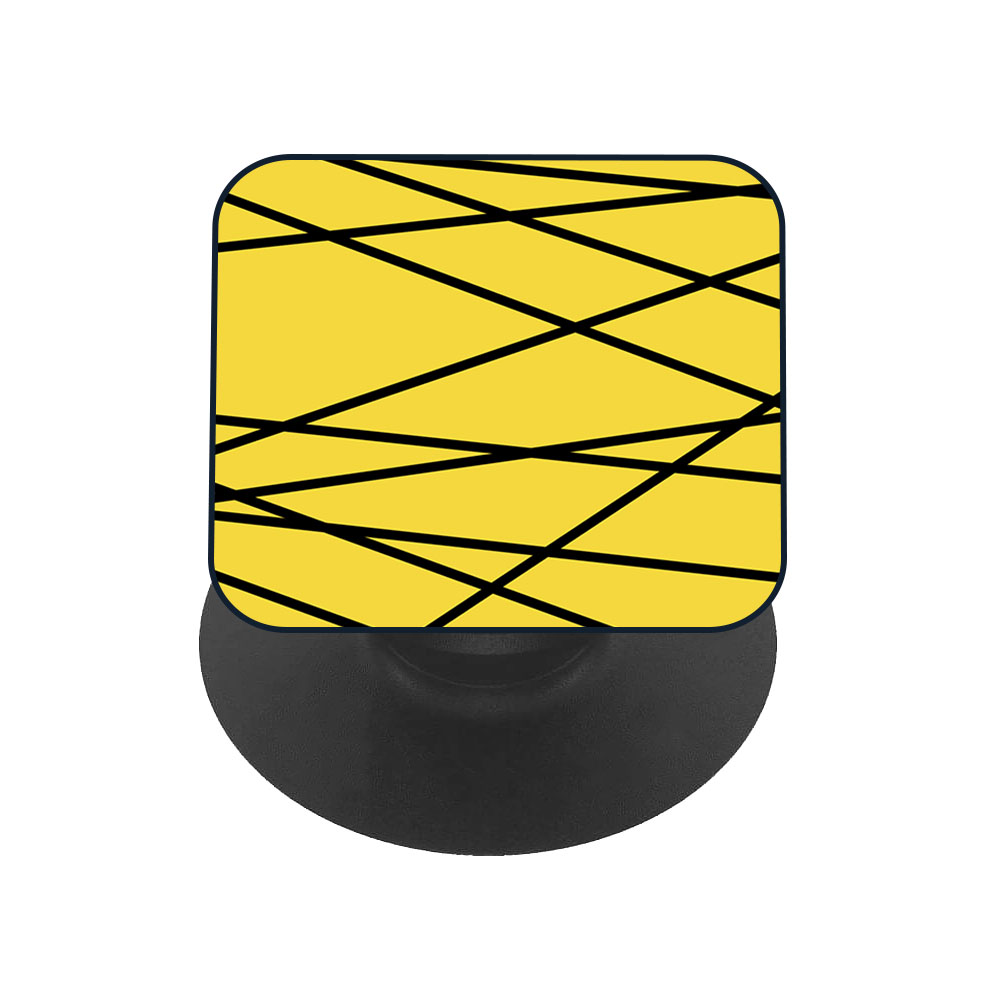 Seamless Stripes Glass case with Square Phone Grip Combo