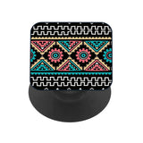 Mandala Pattern Glass case with Square Phone Grip Combo