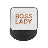 Boss Lady Glass case with Square Phone Grip Combo