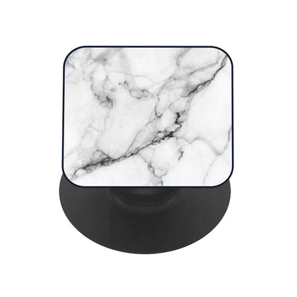Marble Stripe Glass case with Square Phone Grip Combo