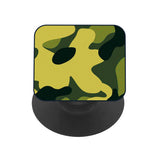 Army Green Glass case with Square Phone Grip Combo