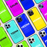 Neon Color Custom Glass Case