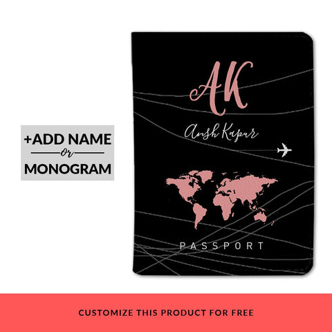 All Around The Globe Custom Passport Cover