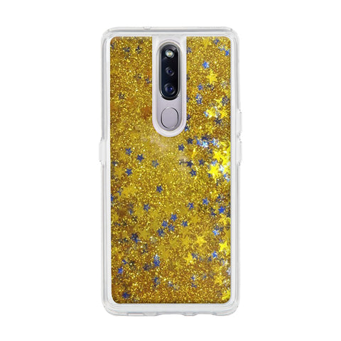Gold Star Sparkle Oppo Glitter Cases & Covers Online