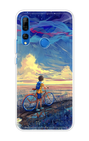 Riding Bicycle to Dreamland Huawei Y9 Prime 2019 Back Cover