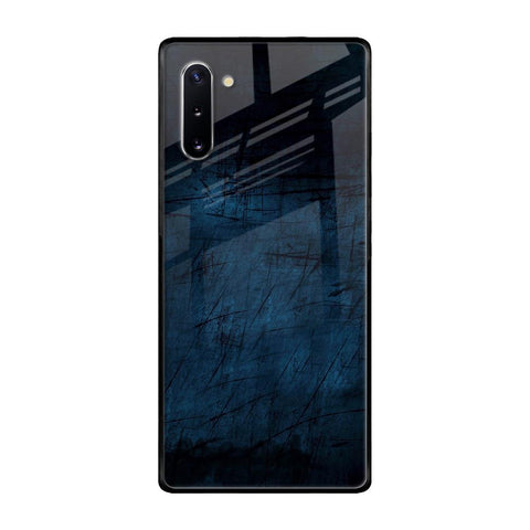 Dark Blue Grunge Samsung Galaxy Note 10 Glass Back Cover Online