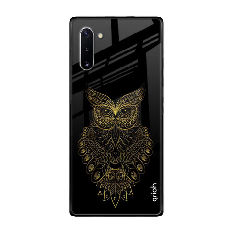 Golden Owl Samsung Galaxy Note 10 Glass Back Cover Online
