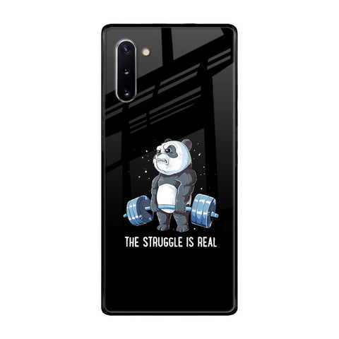 Real Struggle Samsung Galaxy Note 10 Glass Back Cover Online
