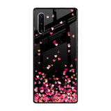 Heart Rain Fall Samsung Galaxy Note 10 Glass Back Cover Online