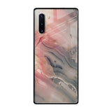 Pink And Grey Marble Samsung Galaxy Note 10 Glass Back Cover Online