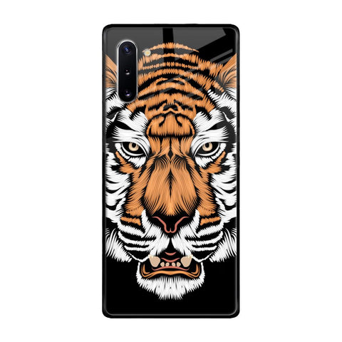 Angry Tiger Samsung Galaxy Note 10 Glass Back Cover Online