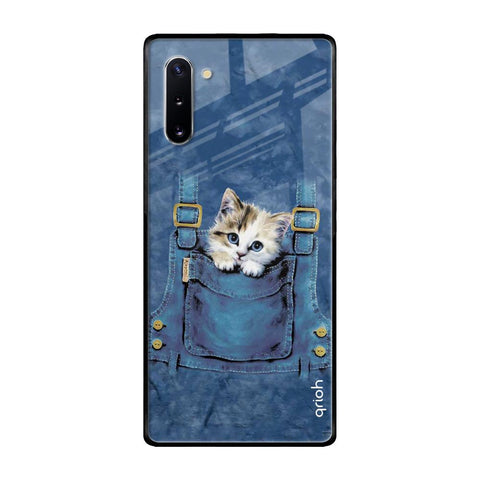 Kitty In Pocket Samsung Galaxy Note 10 Glass Back Cover Online