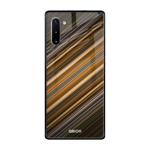 Diagonal Slash Pattern Samsung Galaxy Note 10 Glass Back Cover Online