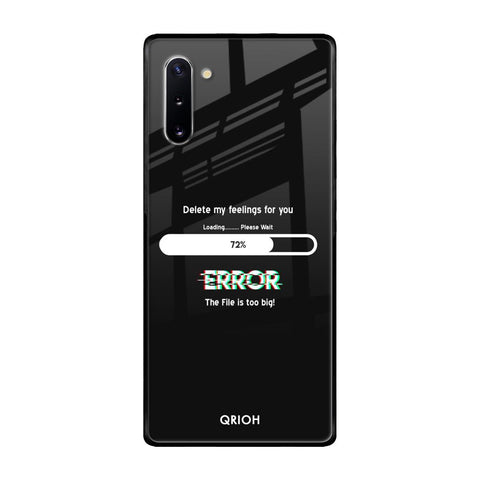Error Samsung Galaxy Note 10 Glass Back Cover Online