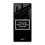 Dope In Life Samsung Galaxy Note 10 Glass Back Cover Online
