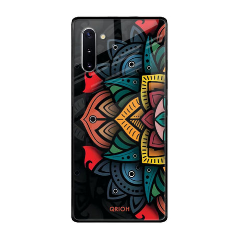 Retro Gorgeous Flower Samsung Galaxy Note 10 Glass Back Cover Online