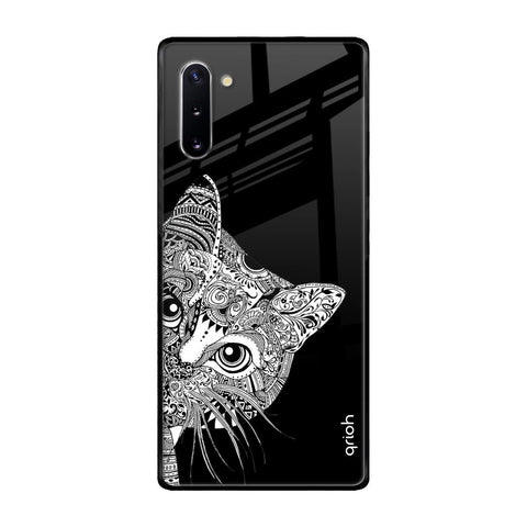 Kitten Mandala Samsung Galaxy Note 10 Glass Back Cover Online