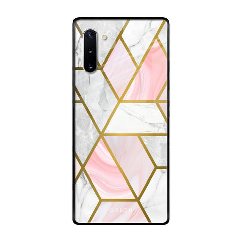 Geometrical Marble Samsung Galaxy Note 10 Glass Back Cover Online