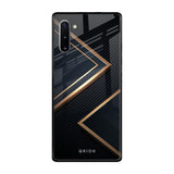 Sleek Golden & Navy Samsung Galaxy Note 10 Glass Back Cover Online