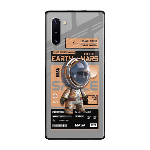 Space Ticket Samsung Galaxy Note 10 Glass Back Cover Online
