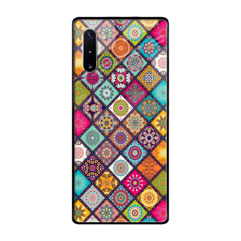 Multicolor Mandala Samsung Galaxy Note 10 Glass Back Cover Online