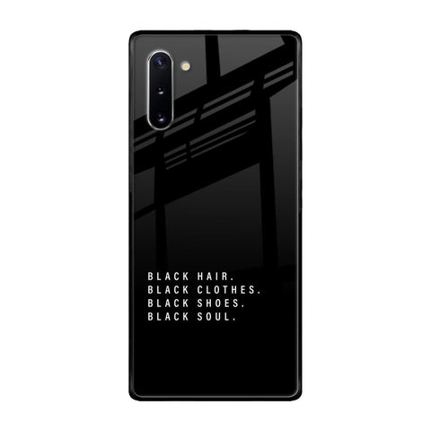 Black Soul Samsung Galaxy Note 10 Glass Back Cover Online