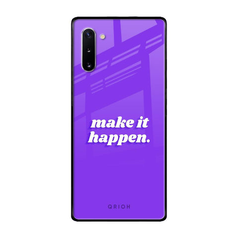 Make it Happen Samsung Galaxy Note 10 Glass Back Cover Online