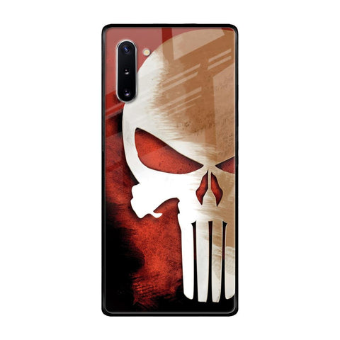 Red Skull Samsung Galaxy Note 10 Glass Back Cover Online