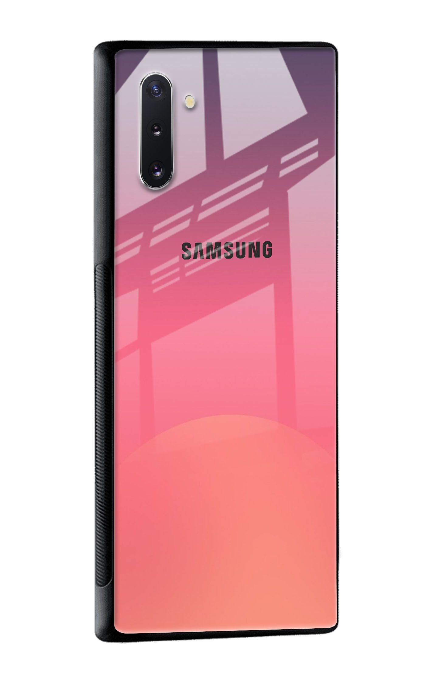 Sunset Orange Glass Case for Samsung Galaxy Note 10