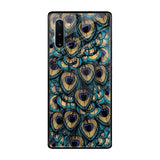 Peacock Feathers Samsung Galaxy Note 10 Glass Cases & Covers Online