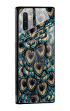 Peacock Feathers Glass case for Samsung Galaxy Note 10