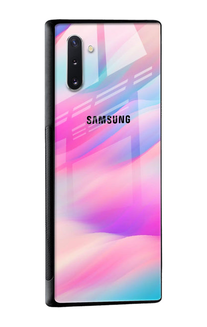 Colorful Waves Glass case for Samsung Galaxy Note 10