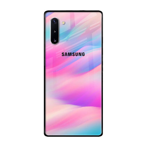 Colorful Waves Samsung Galaxy Note 10 Glass Cases & Covers Online