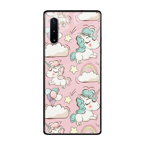 Balloon Unicorn Samsung Galaxy Note 10 Glass Cases & Covers Online