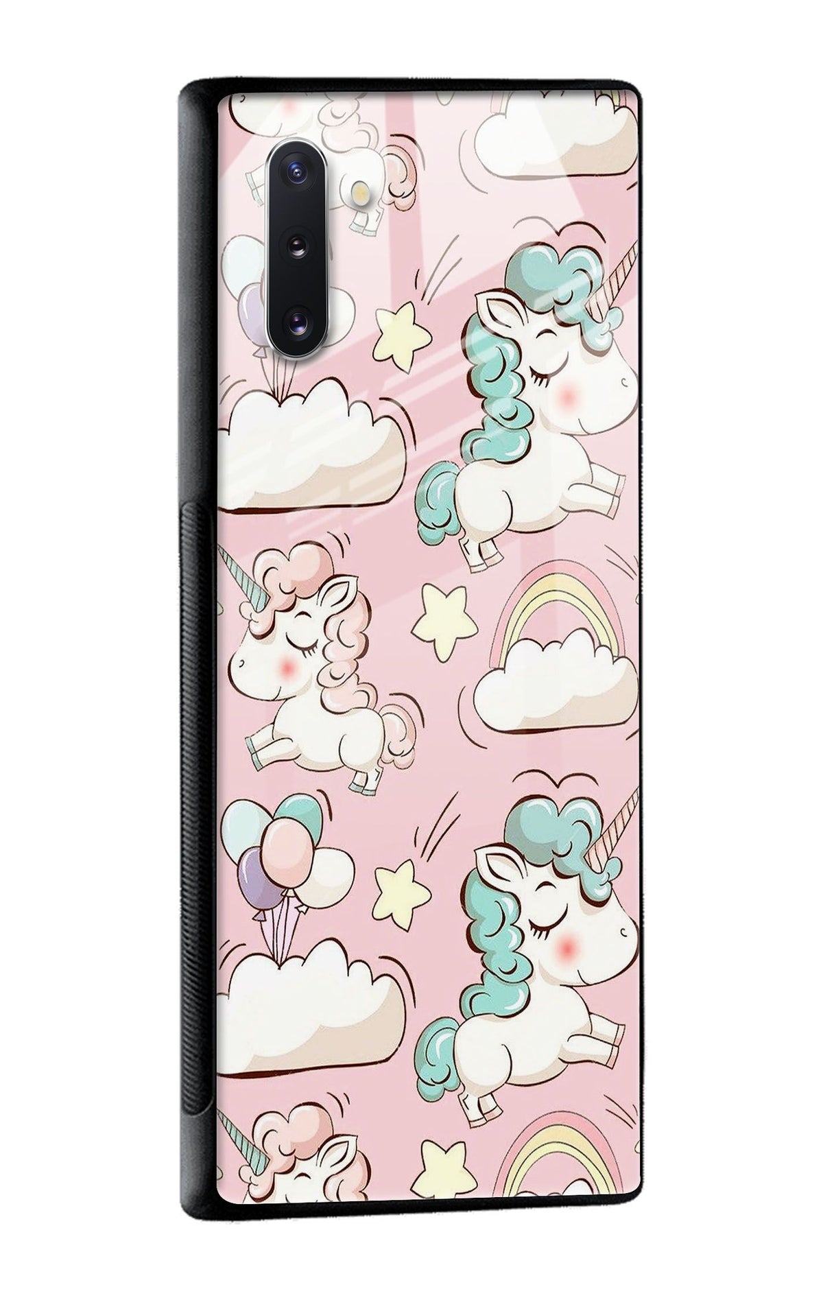 Balloon Unicorn Glass case for Samsung Galaxy Note 10