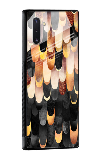 Bronze Abstract Glass Case for Samsung Galaxy Note 10