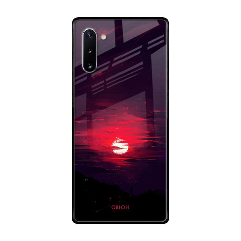 Morning Red Sky Samsung Galaxy Note 10 Glass Cases & Covers Online