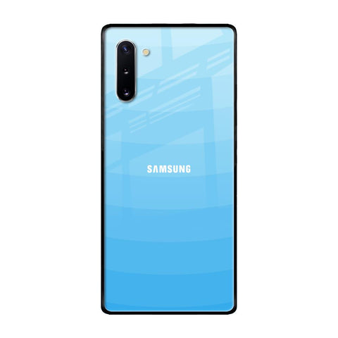 Wavy Blue Pattern Samsung Galaxy Note 10 Glass Back Cover Online