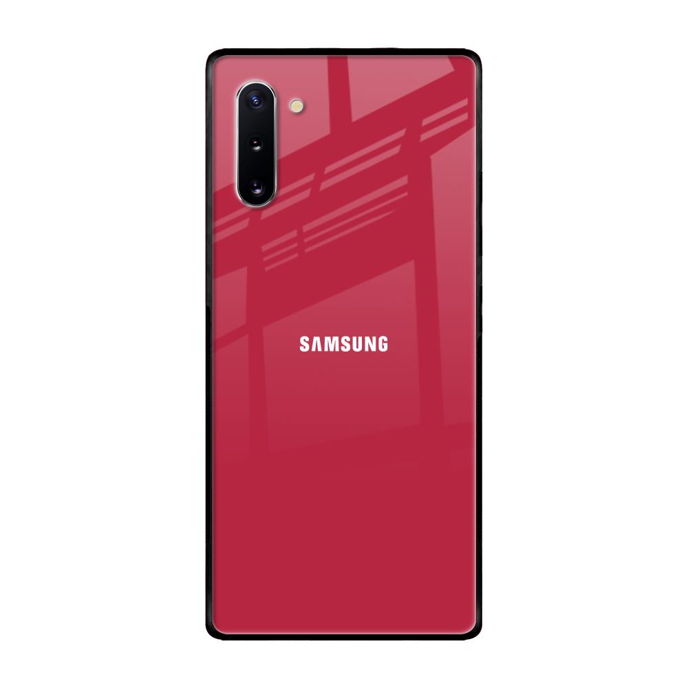Solo Maroon Samsung Galaxy Note 10 Glass Back Cover Online