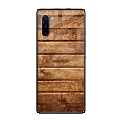 Wooden Planks Samsung Galaxy Note 10 Glass Back Cover Online