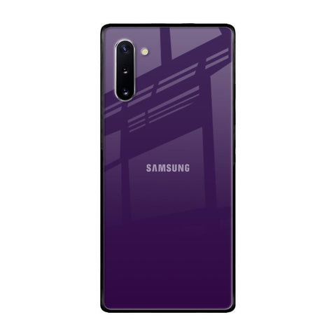 Dark Purple Samsung Galaxy Note 10 Glass Back Cover Online
