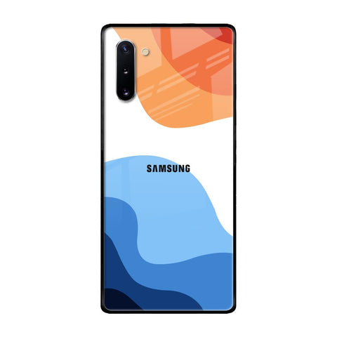 Wavy Color Pattern Samsung Galaxy Note 10 Glass Back Cover Online