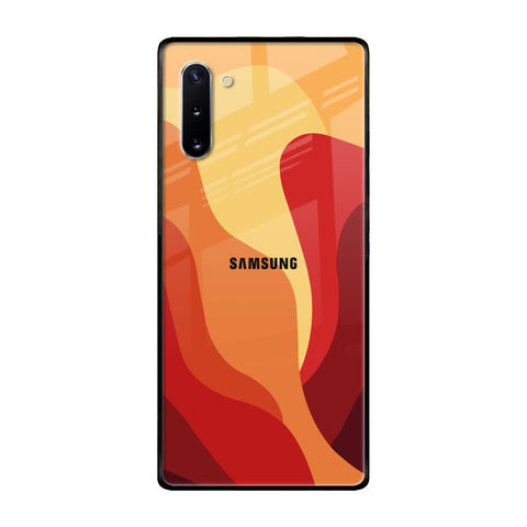 Magma Color Pattern Samsung Galaxy Note 10 Glass Back Cover Online