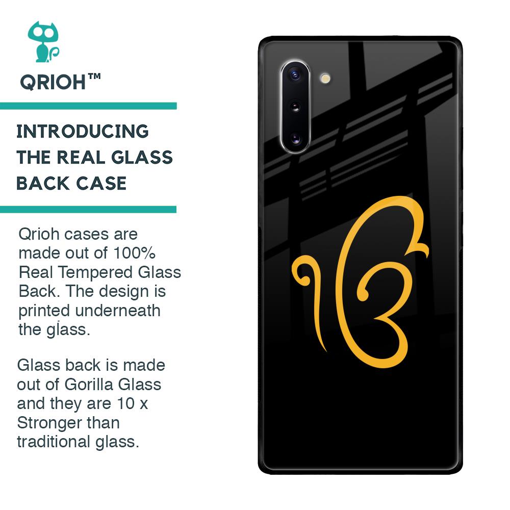 Luxury Fashion Initial Glass Case for Samsung Galaxy Note 10