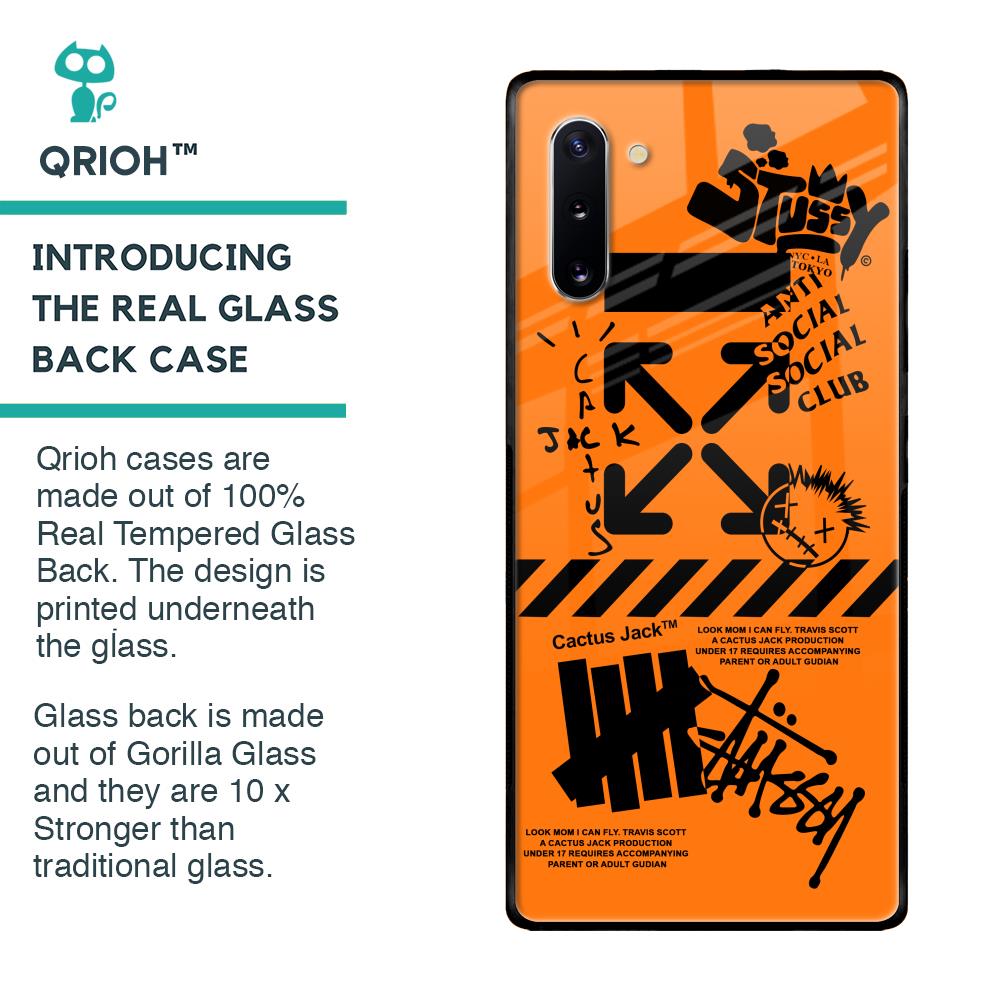 Anti Social Club Glass Case for Samsung Galaxy Note 10