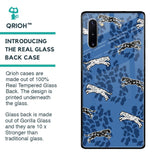 Blue Cheetah Glass Case for Samsung Galaxy Note 10